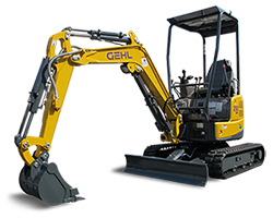 Gehl Z17 GEN: 2 Compact Excavator Rental at Hendershot Equipment in Stephenville & Decatur, near Fort Worth, TX