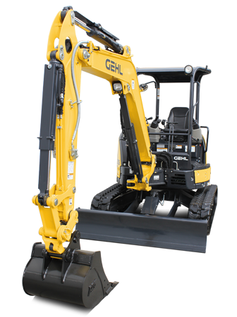 Gehl Z35 Compact Excavator for rent at Hendershot Equipment in Decatur & Stephenville, TX near Bowie, Springtown, Granbury, Dublin.