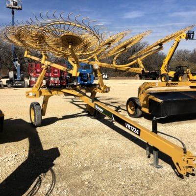 Vermeer VR1224 Wheel Rake for sale at Hendershot Equipment in Stephenville & Decatur, near Fort Worth, TX