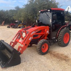 Kioti DK4710SE HST Cab for sale at Hendershot Equipment in Stephenville & Decatur, near Fort Worth, TX.